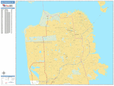 San Francisco Digital Map Basic Style